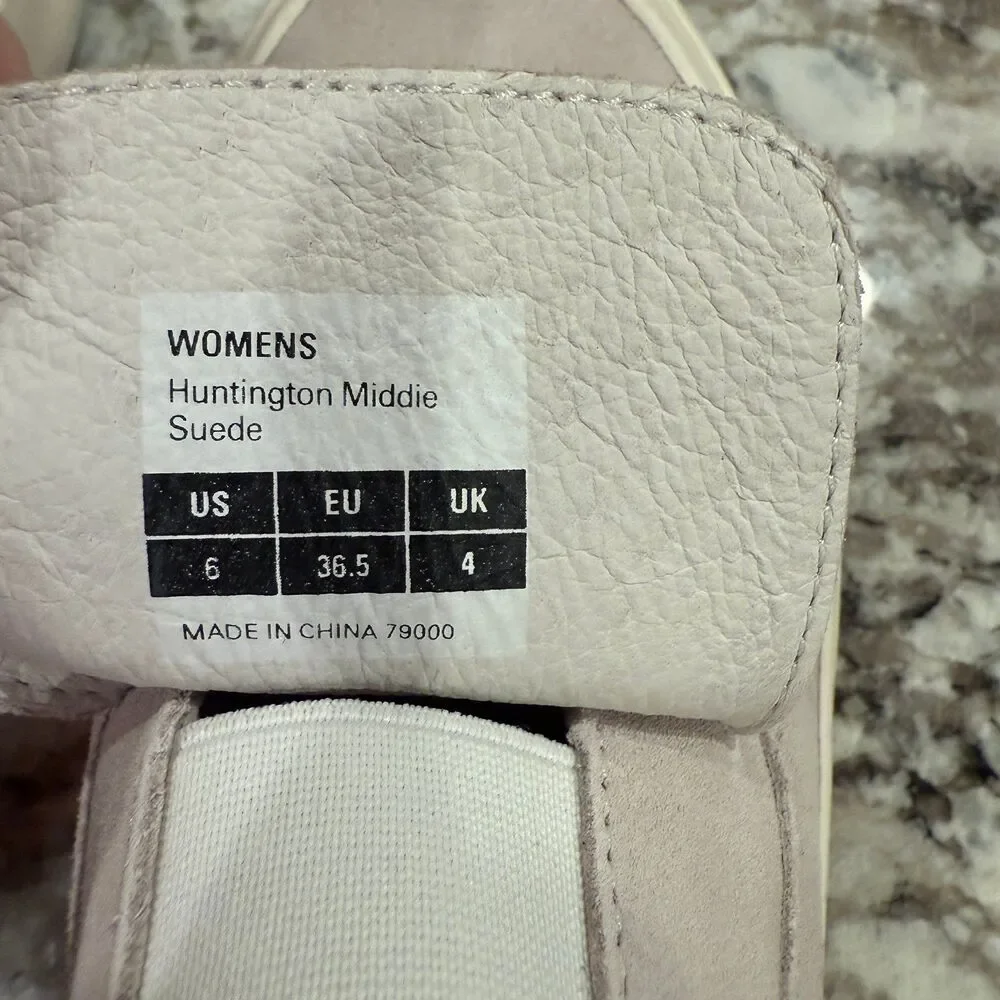 SeaVees Huntington Middie Sneakers Womens‎ 9 Mauve Suede Slip On Mid Top Shoes